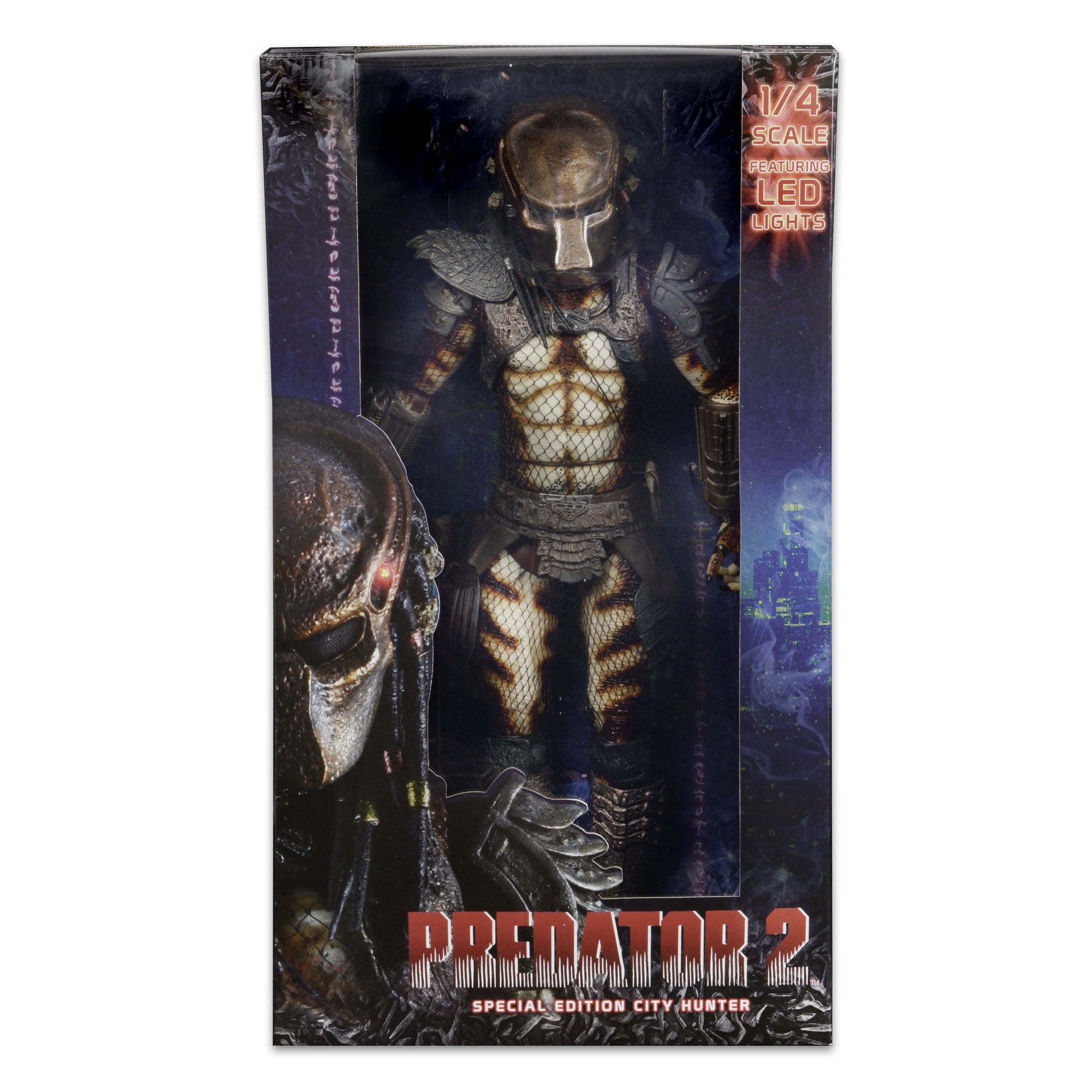 NECA - Predator - ¼ Scale Figure - City Hunter Predator with LED Lights – 1. kép