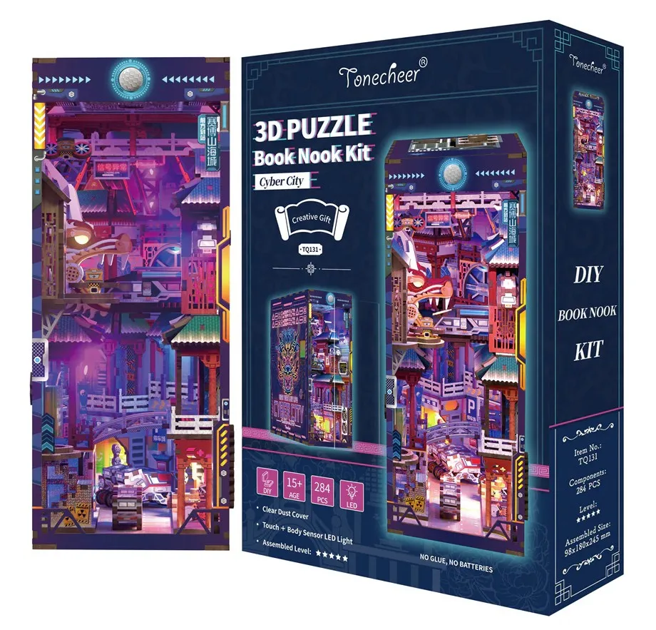BOOK NOOK KIT - DIY- Cyber City