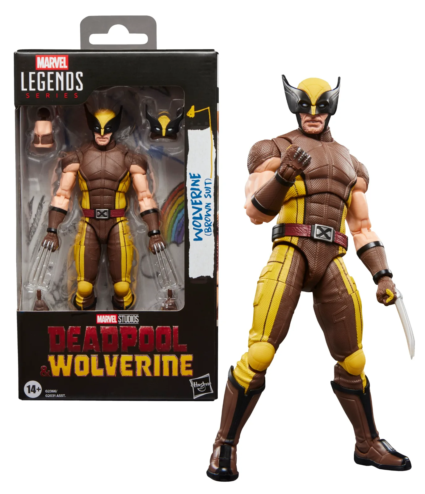 DEADPOOL & WOLVERINE - Wolverine (Brown Suit) -Legends Series figura