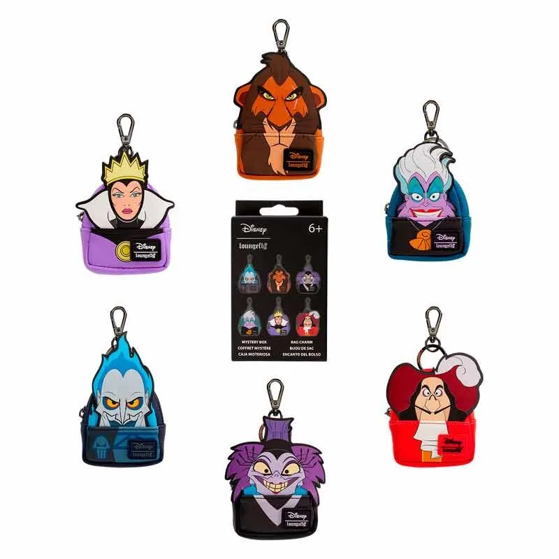 DISNEY - Villains - Mini Hátizsák Charm - Loungefly Mystery Box