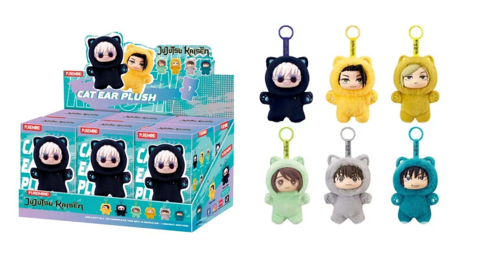 JUJUTSU KAISEN - Cat Ear Plüss - Blind Box