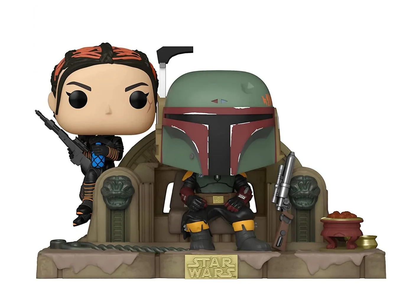 MANDALORIAN - POP MOMENT N° 486 - Boba Fett & Fennec Shand