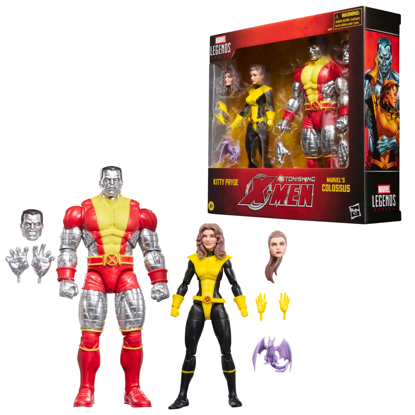 MARVEL - Kitty Pride & Marvel's Colossus - Legend Series figura