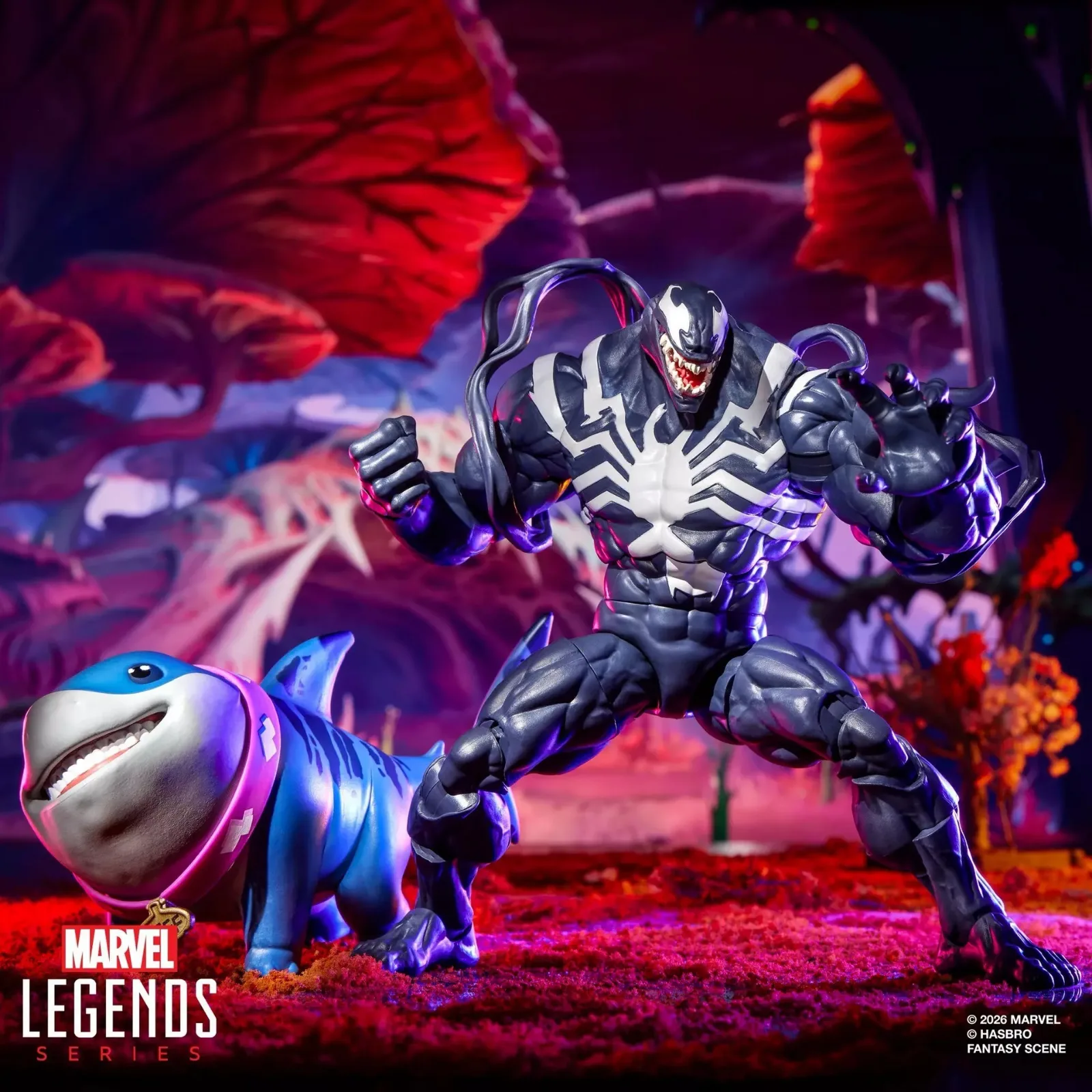 MARVEL RIVALS - Venom & Jeff the Land Shark - Legend Series figura