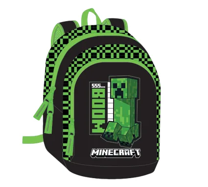 MINECRAFT - Boom - Két rekeszes hátitáska