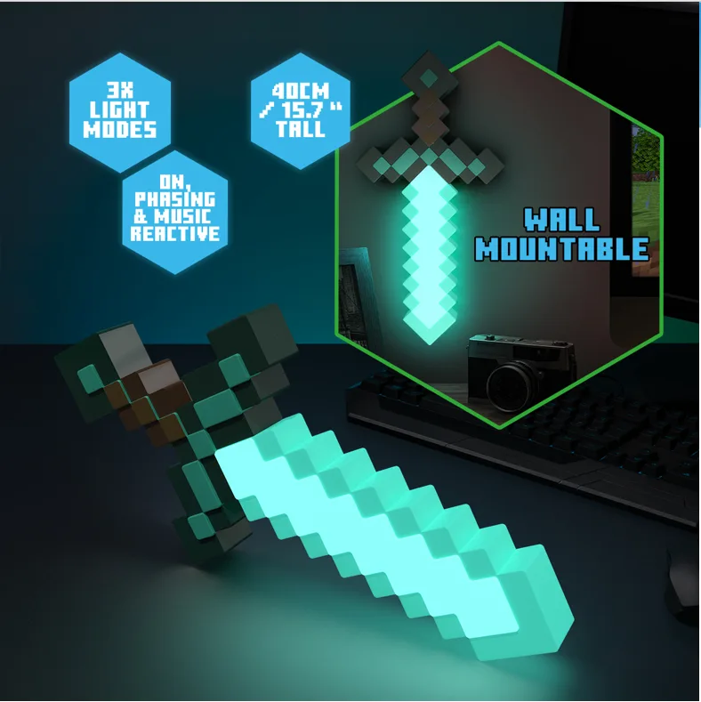 MINECRAFT - Diamond Sword - Lámpa