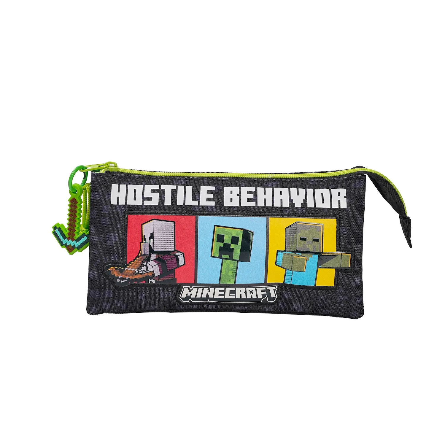 MINECRAFT - Hostile Behavior - Háromfiókos Tolltartó
