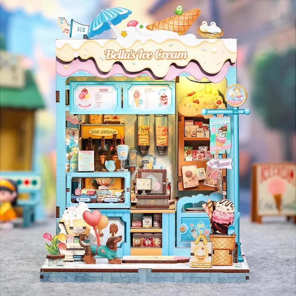 MINIATURE HOUSE - DIY - Bella's Ice Cream