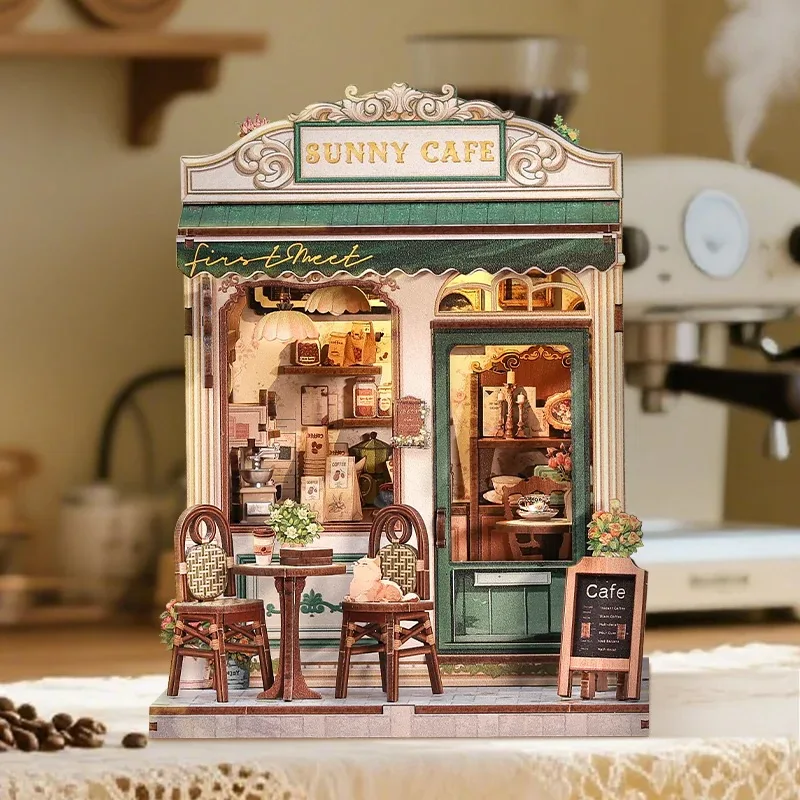 MINIATURE HOUSE - DIY- Sunny Cafe