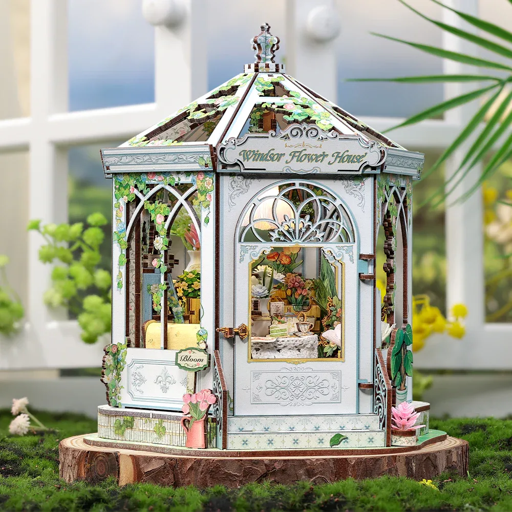 MINIATURE HOUSE - DIY- Windsor Flower House