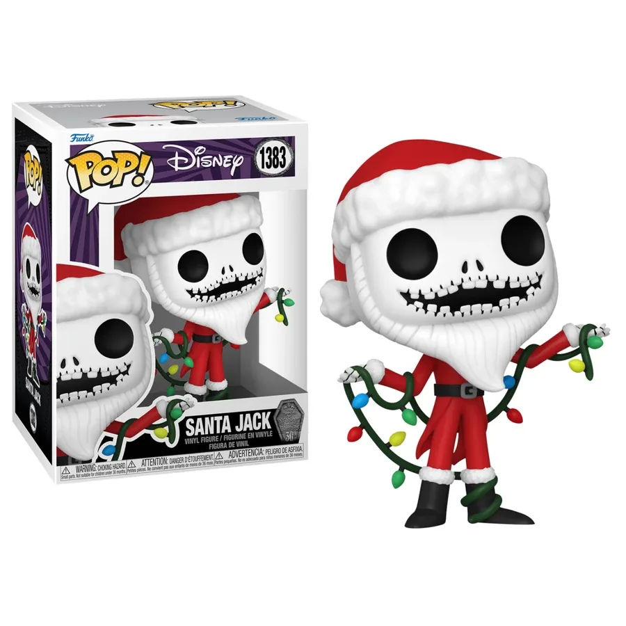 NIGHTMARE BEFORE CHRISTMAS 30TH - POP Disney N° 1383 - Santa Jack