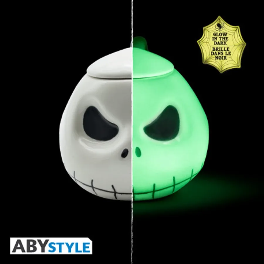 NIGHTMARE BEFORE XMAS - 3D Bögre - Jack Glow in the dark