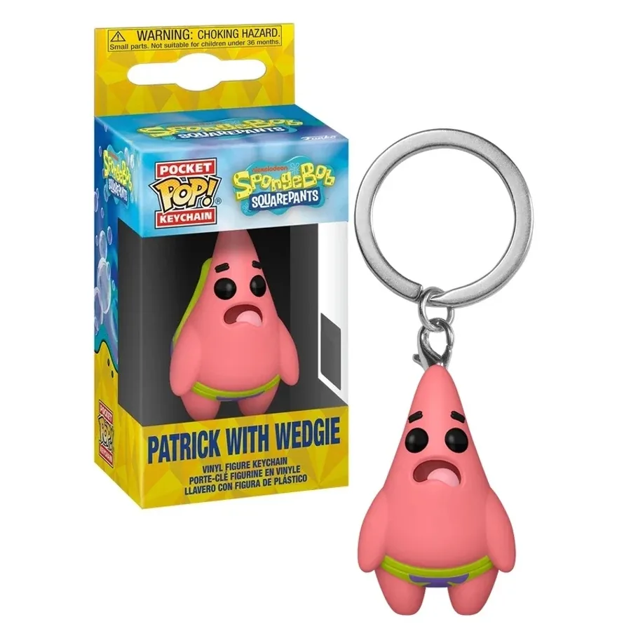SPONGEBOB SQUAREPANTS - Pocket Pop Kulcstartó - Patrick with Wedgie