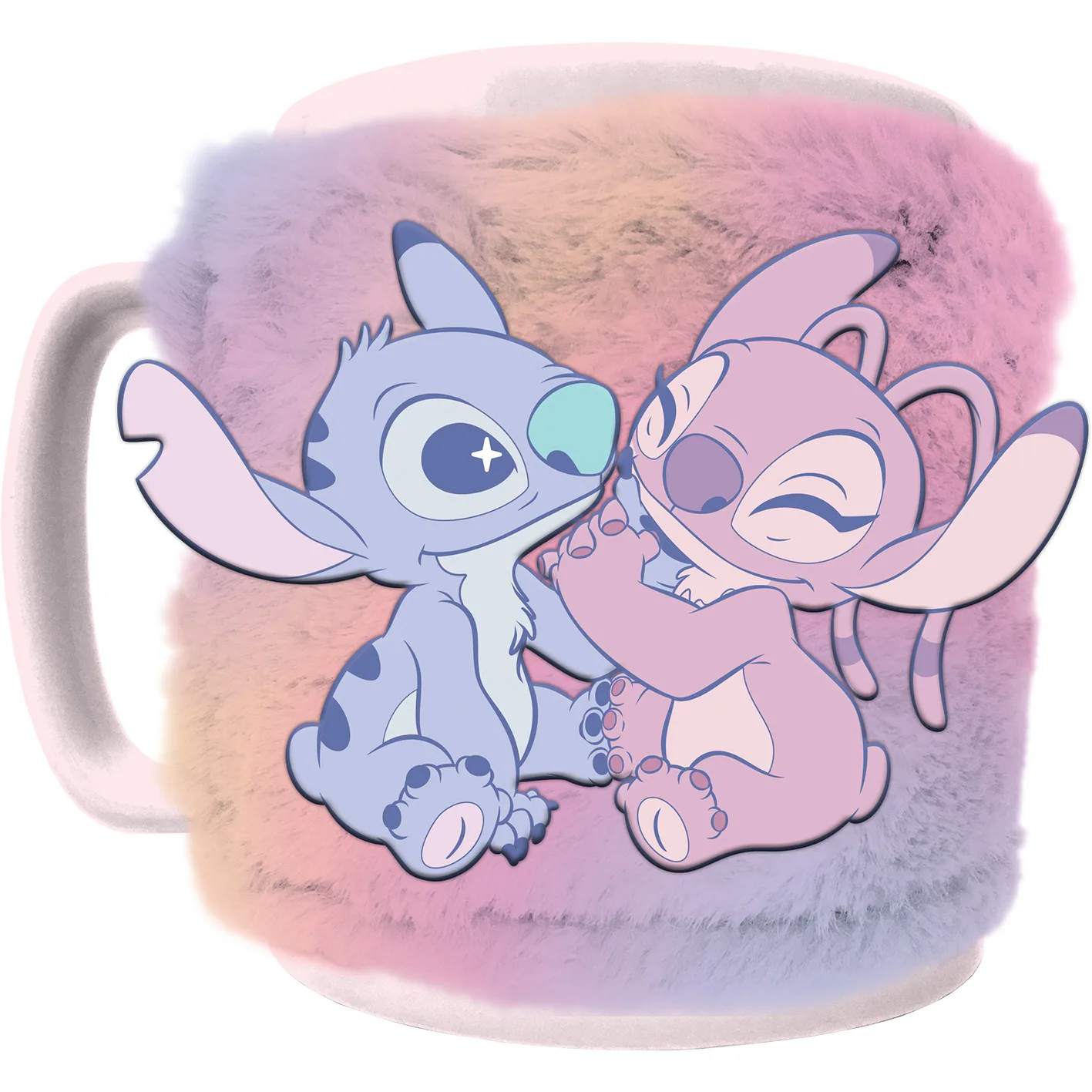 STITCH & ANGEL - Plüss bögre