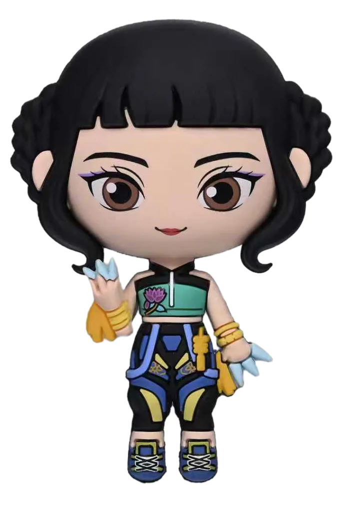 K-POP DEMON HUNTER - Zoey - 3D gumis mágnes