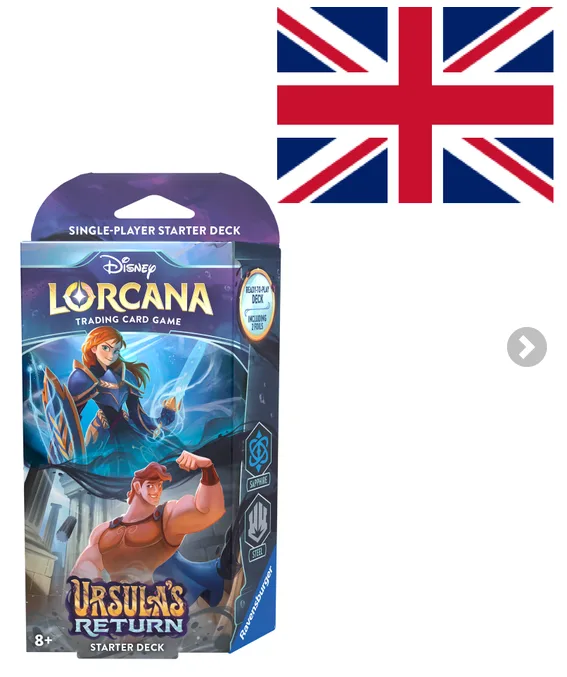DISNEY - Lorcana - Trading Cards Starters  Chapter 4 - UK - Hercules
